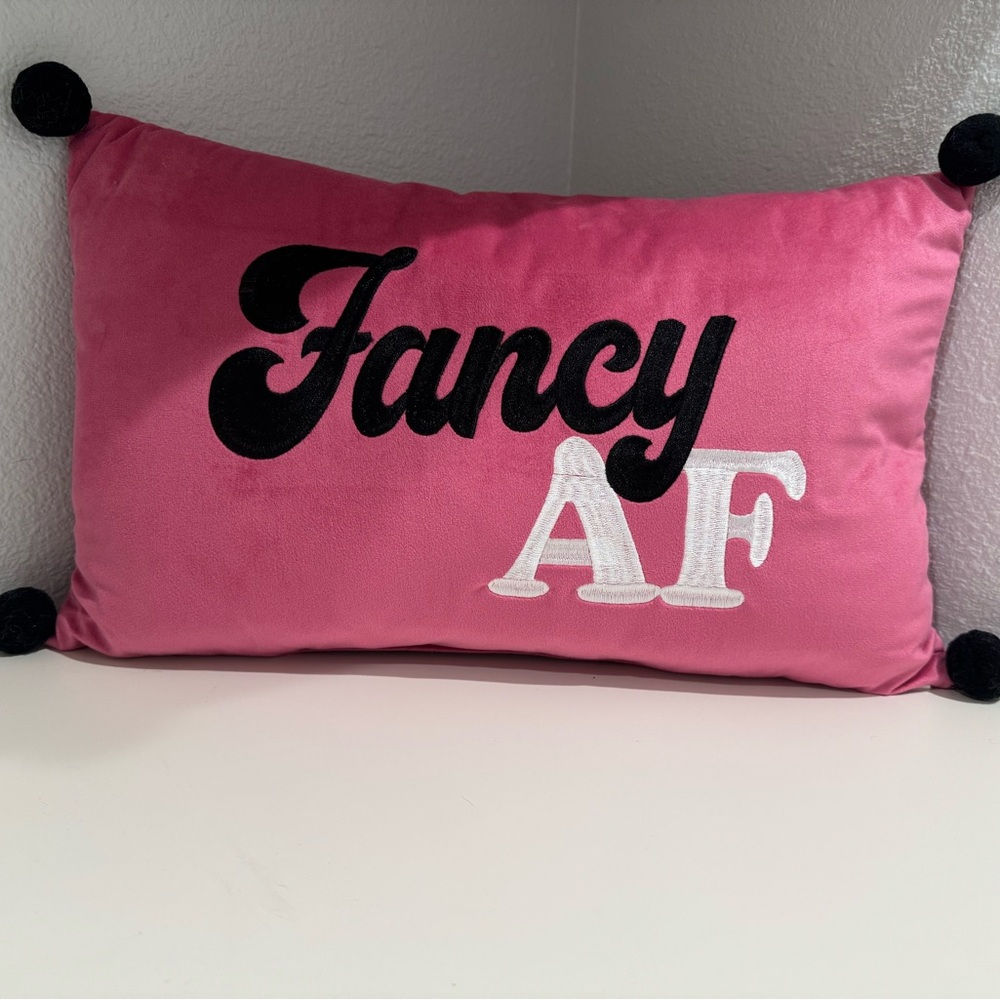 NWOT Teen Fancy AF Decorative Pillow